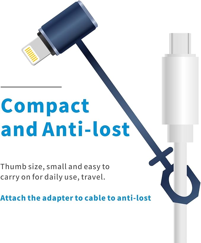 30W PD USB C to Lighting Fast Charging Converter Cable for Apple AirPods Pro, iPod, iPad Pro Air,iPhone 14 Pro Max/13/12/11/Xs Max, 2 Pack, 27W Not for Audio