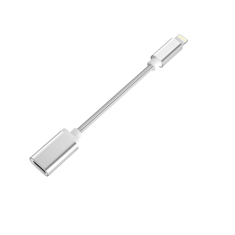 Lightning Male to Type-C Female OTG Adapter for iPhone 14 13 12 11 Pro Max,Xs,Xr,iPad Air,iPod Support USB-C Digital Headphone DAC