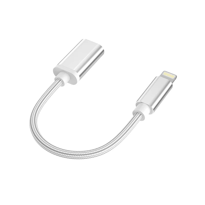 Lightning Male to Type-C Female OTG Adapter for iPhone 14 13 12 11 Pro Max,Xs,Xr,iPad Air,iPod Support USB-C Digital Headphone DAC