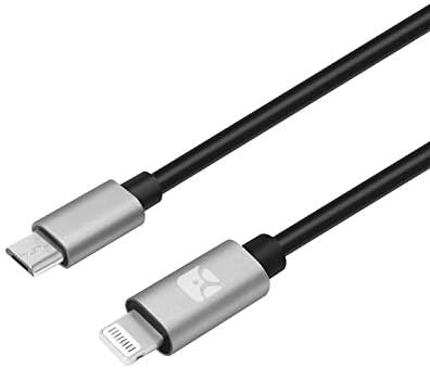 Lightning to MicroUSB OTG Cable Compatible with Shure MV5, MV51, MV88+ and Mvi (AMV-LTG15), MOTIV products, 1.5m 5feet