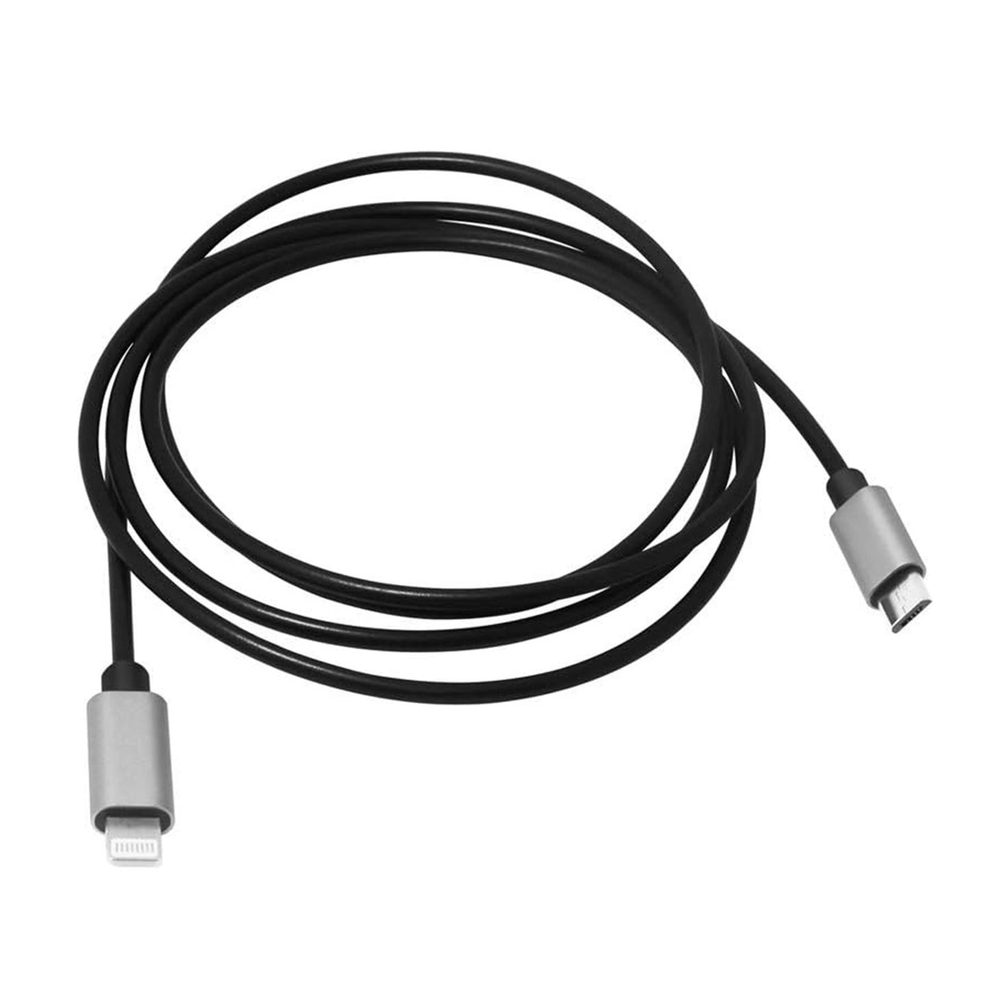 Lightning-to-MicroUSB USB DAC OTG Cable for iPhone/iPad/iPod, Sony MDR-1ADAC, Roland GO Mixer, Chord Mojo2 Hugo Pha3 Fiio HiFi Oppo HA2 K5, iRig HD2 Camera 1.2m 4ft, iphone 14 to Android Cord
