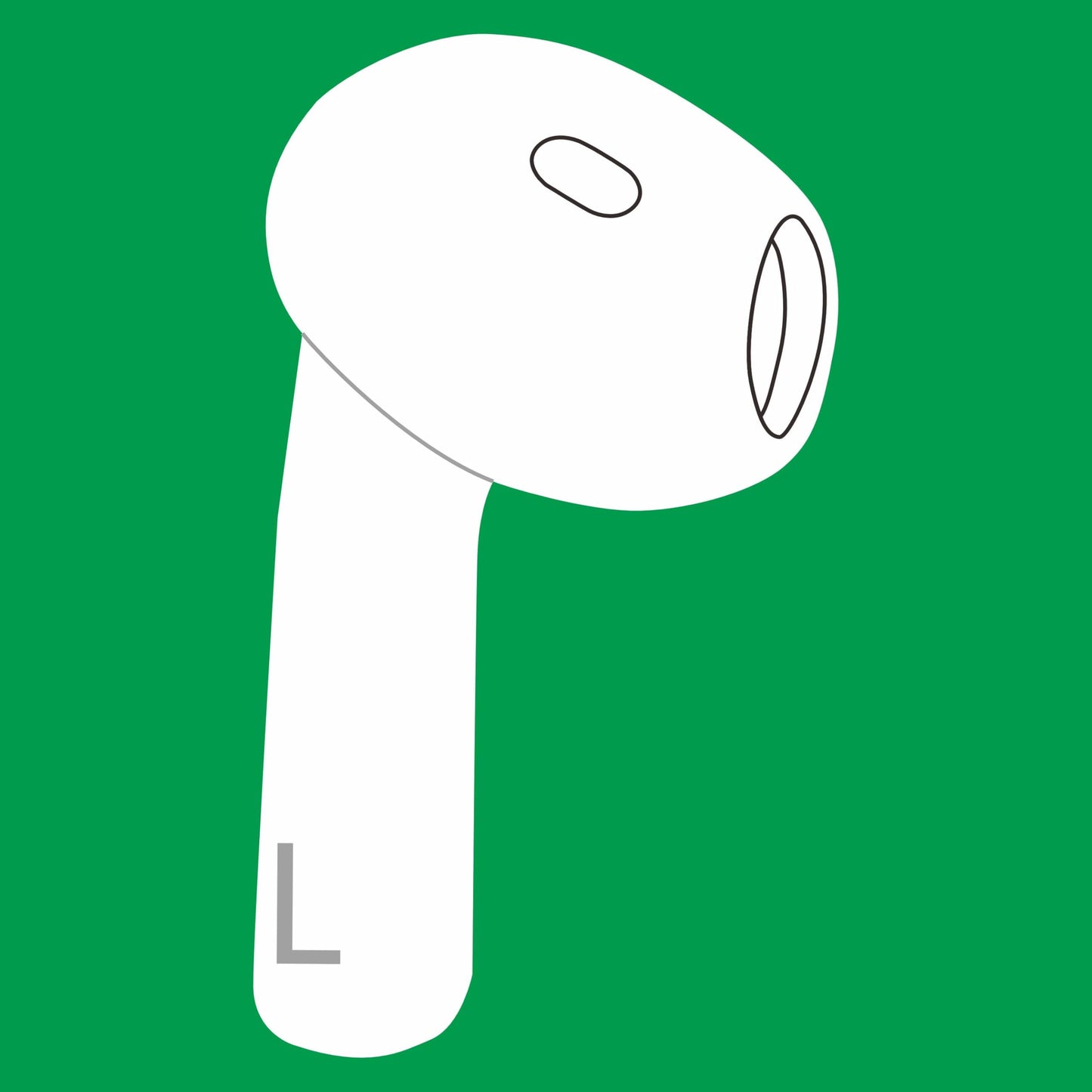 Meenova OEM Replacement Left Earbud for Apple AirPods 4 (A3053, A3050) – Single Left Ear Only, Compatible with Original AirPods 4 Charging Case A3058 – Authentic Used