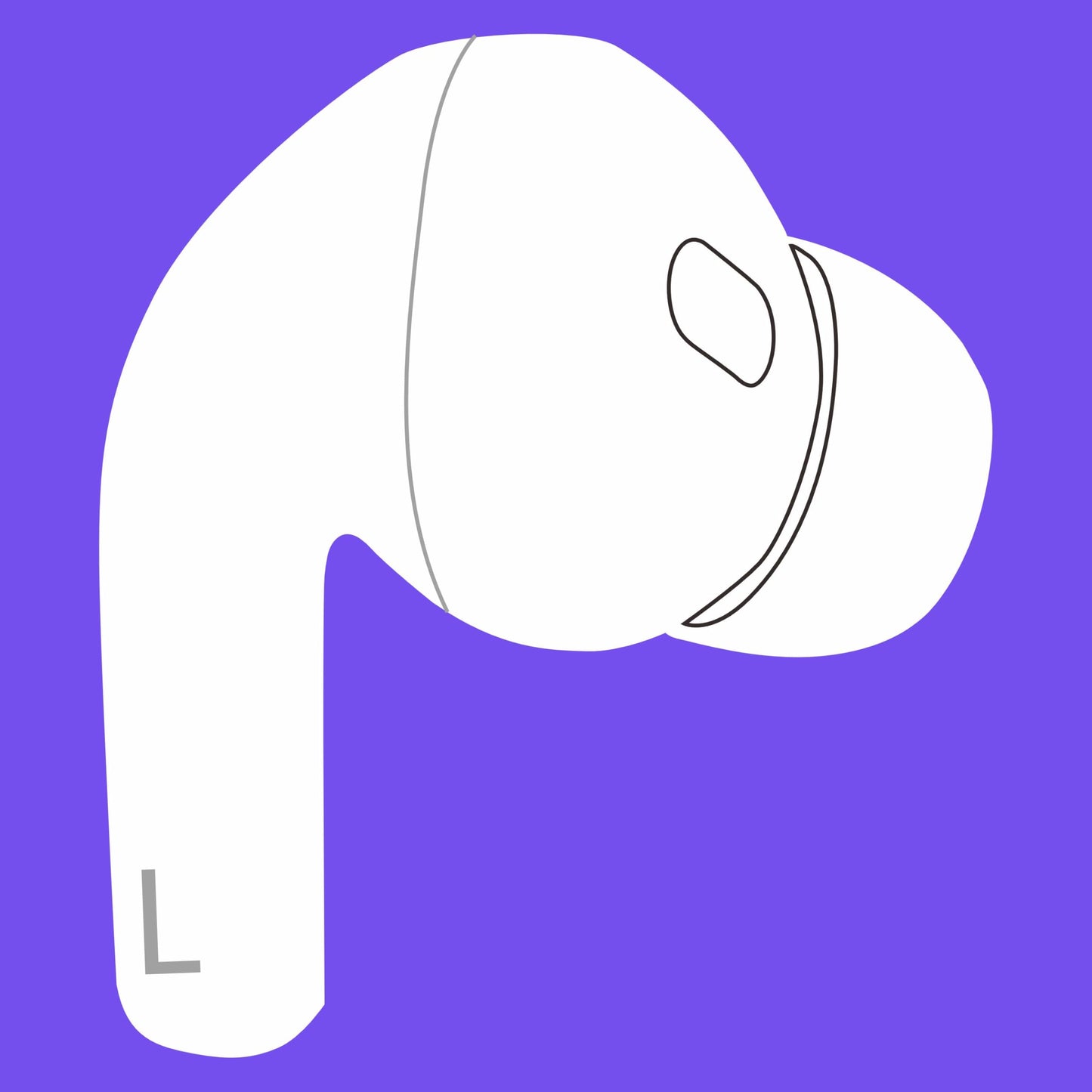 Meenova OEM Replacement Left Earbud for Apple AirPods Pro (2nd Generation) (Lightning Version, A2931, A2698) – Single Left Ear Only, Works with A2700 Charging Case, Pre-Owned AirPod Pro Replacement