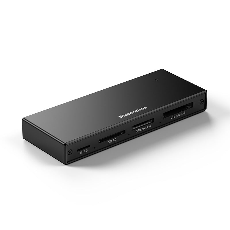 Meenova 5-in-1 USB 3.2 Card Reader, CFexpress Type A/B SD 4.0 TF 4.0 High-Speed 10Gbps Memory Card Adapter with 5V Auxiliary Power
