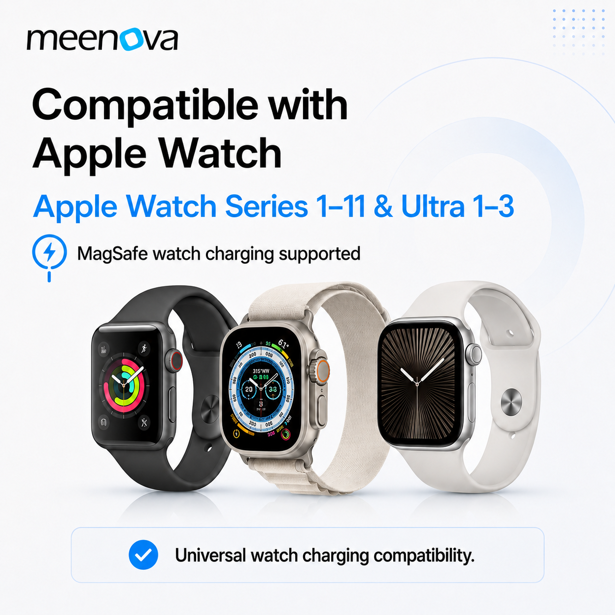Meenova SolidPower Y 5000mAh Solid-State MagSafe Power Bank – 15W Wireless & 20W USB-C Fast Charging