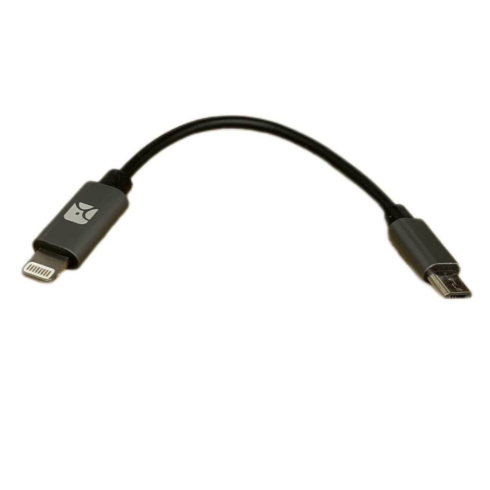 L19 Lightning to MircoUSB OTG Cable for FiiO USB DACs Q1MKII/Q5s/Q5, MFi Q1 Mark II, 10cm 0.3ft, FQ1222 for iPhone 13 Pro Max iPhone 12 Mini iPad