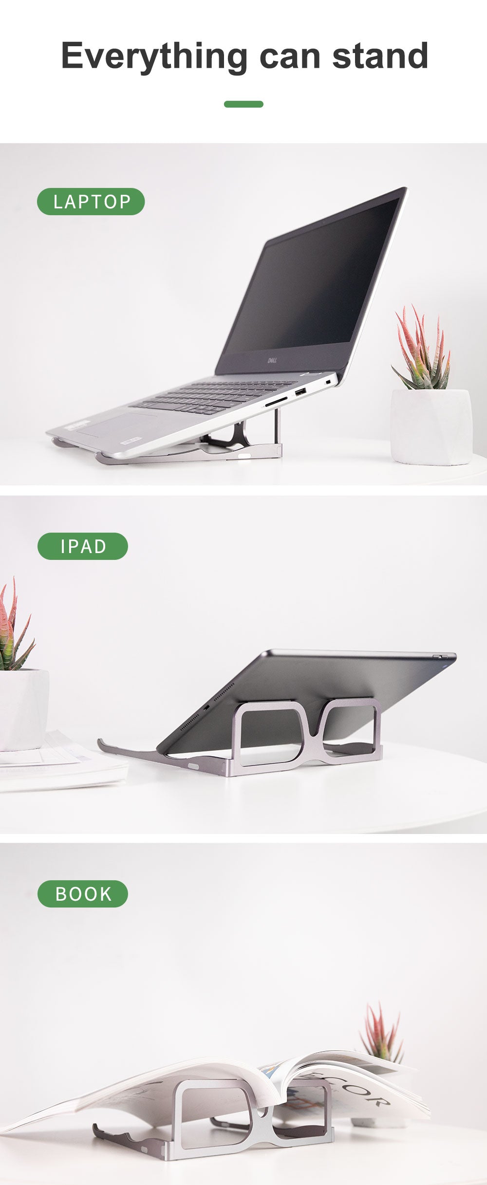 Introducing our innovative Aluminum Alloy Glasses Stand – the perfect blend of ergonomic design, portability, and multi-functionality to transform your digital experience.