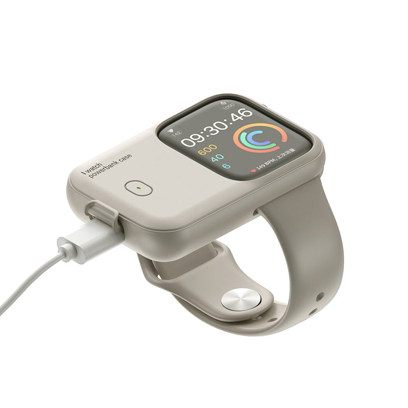 Meenova Apple Watch Battery Case, iWatch Charger Fast Charging Power Bank Case, Apple Watch Portable Charger USB C, 1200mAh for Apple Watch Series 2 3 4 5 6 7 8 9 Ultra 2,Travel Essentials, Sports, Outdoor, 49mm/44mm/45mm/42mm/41mm/40mm, Wireless Battery
