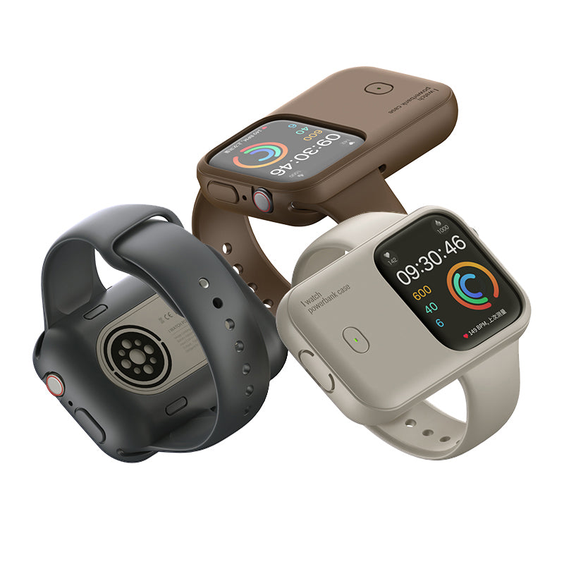 Meenova Apple Watch Battery Case, iWatch Charger Fast Charging Power Bank Case, Apple Watch Portable Charger USB C, 1200mAh for Apple Watch Series 2 3 4 5 6 7 8 9 Ultra 2,Travel Essentials, Sports, Outdoor, 49mm/44mm/45mm/42mm/41mm/40mm, Wireless Battery