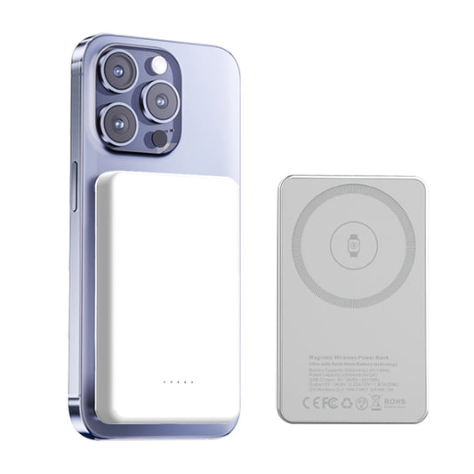 Meenova SolidPower Y 5000mAh Solid-State MagSafe Power Bank – 15W Wireless & 20W USB-C Fast Charging