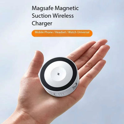 Meenova Portable 3-in-1 wireless charger for iPhone 18 & iPhone 17 16 15 14 pro max ultra-thin magnetic suction base MagSafe Apple 13 mobile phone apple Watch watch headset airpods car universal