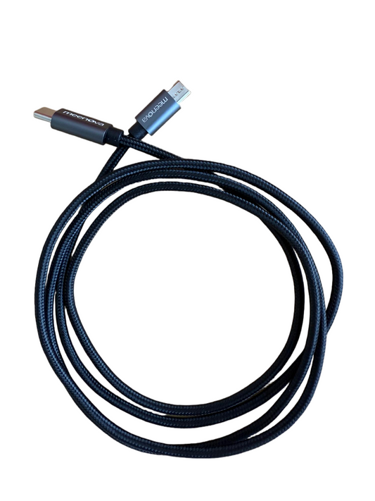 Meenova USB C to MicroUSB OTG Cable 4ft 1.2m for Shure MOTIV Replacement 4" Cable for MV5, MV51, MV88+ and MVi (AMV-USBC15), iPhone 17 Pro Max Plus