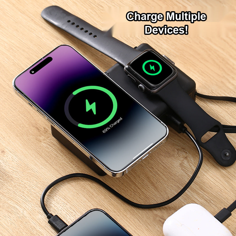 SolidPower T20 6-in-1 Qi2 Magnetic Power Bank & 65W GaN Travel Charger, 20,000mAh