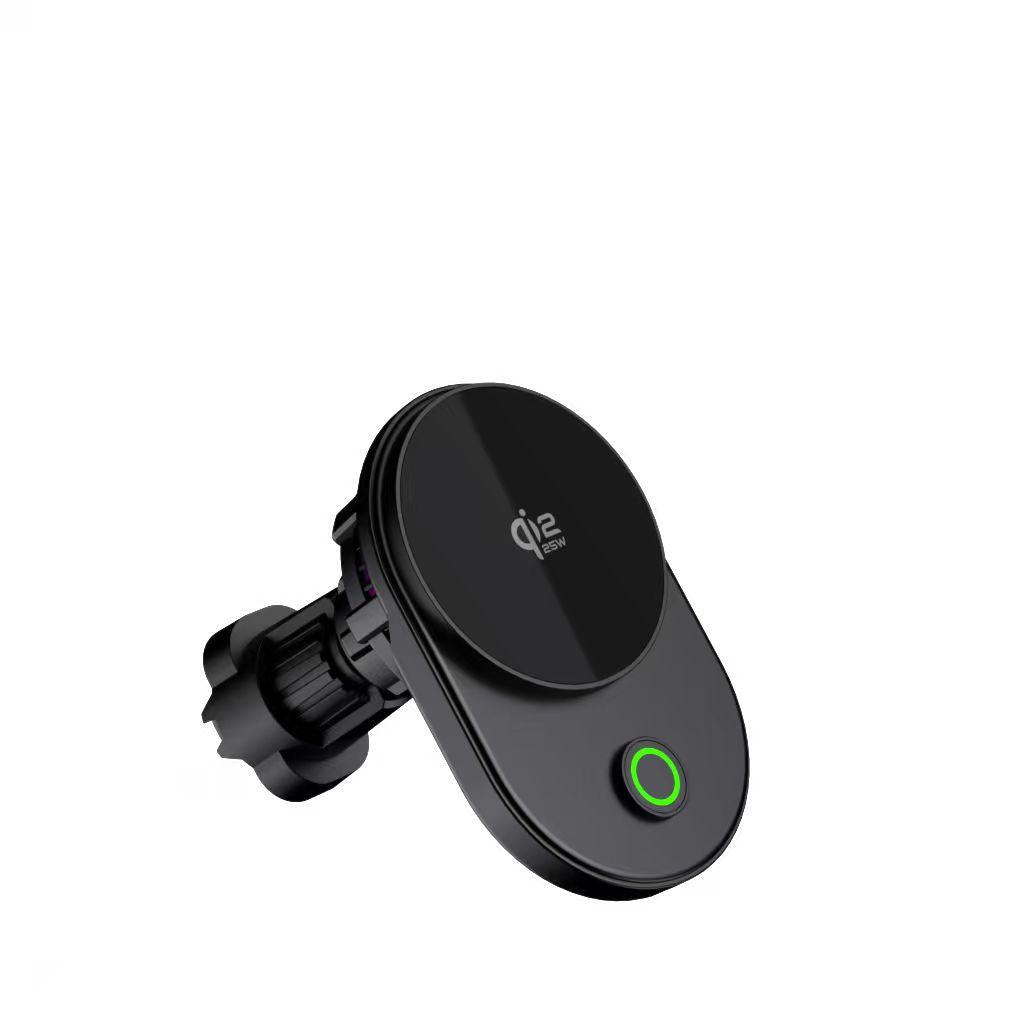 Meenova Qi2.2 25W Magnetic Wireless Car Charger with Active Cooling, 360° Rotating Mount & Strong Magnetic Hold