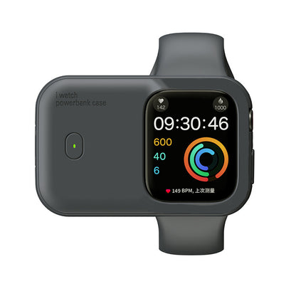 Meenova Apple Watch Battery Case, iWatch Charger Fast Charging Power Bank Case, Apple Watch Portable Charger USB C, 1200mAh for Apple Watch Series 2 3 4 5 6 7 8 9 Ultra 2,Travel Essentials, Sports, Outdoor, 49mm/44mm/45mm/42mm/41mm/40mm, Wireless Battery