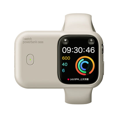 Meenova Apple Watch Battery Case, iWatch Charger Fast Charging Power Bank Case, Apple Watch Portable Charger USB C, 1200mAh for Apple Watch Series 2 3 4 5 6 7 8 9 Ultra 2,Travel Essentials, Sports, Outdoor, 49mm/44mm/45mm/42mm/41mm/40mm, Wireless Battery