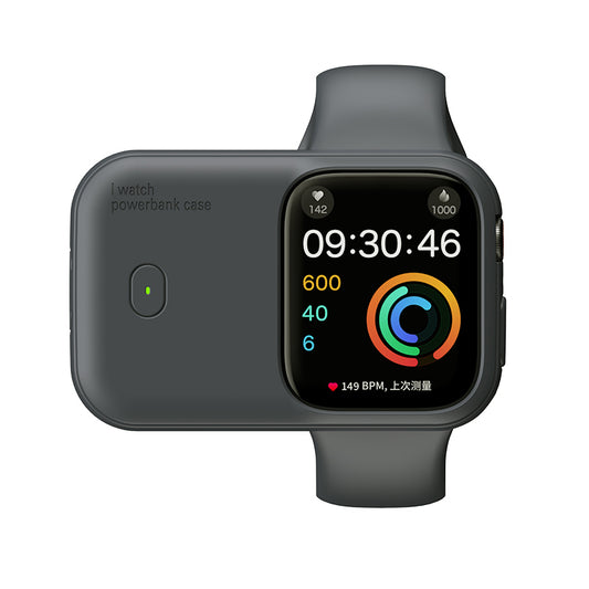 Meenova Apple Watch Battery Case, iWatch Charger Fast Charging Power Bank Case, Apple Watch Portable Charger USB C, 1200mAh for Apple Watch Series 2 3 4 5 6 7 8 9 Ultra 2,Travel Essentials, Sports, Outdoor, 49mm/44mm/45mm/42mm/41mm/40mm, Wireless Battery