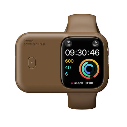 Meenova Apple Watch Battery Case, iWatch Charger Fast Charging Power Bank Case, Apple Watch Portable Charger USB C, 1200mAh for Apple Watch Series 2 3 4 5 6 7 8 9 Ultra 2,Travel Essentials, Sports, Outdoor, 49mm/44mm/45mm/42mm/41mm/40mm, Wireless Battery