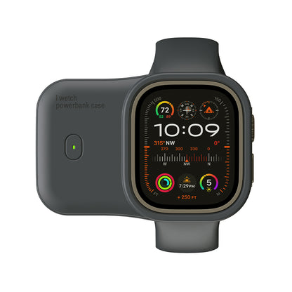 Meenova Apple Watch Battery Case, iWatch Charger Fast Charging Power Bank Case, Apple Watch Portable Charger USB C, 1200mAh for Apple Watch Series 2 3 4 5 6 7 8 9 Ultra 2,Travel Essentials, Sports, Outdoor, 49mm/44mm/45mm/42mm/41mm/40mm, Wireless Battery