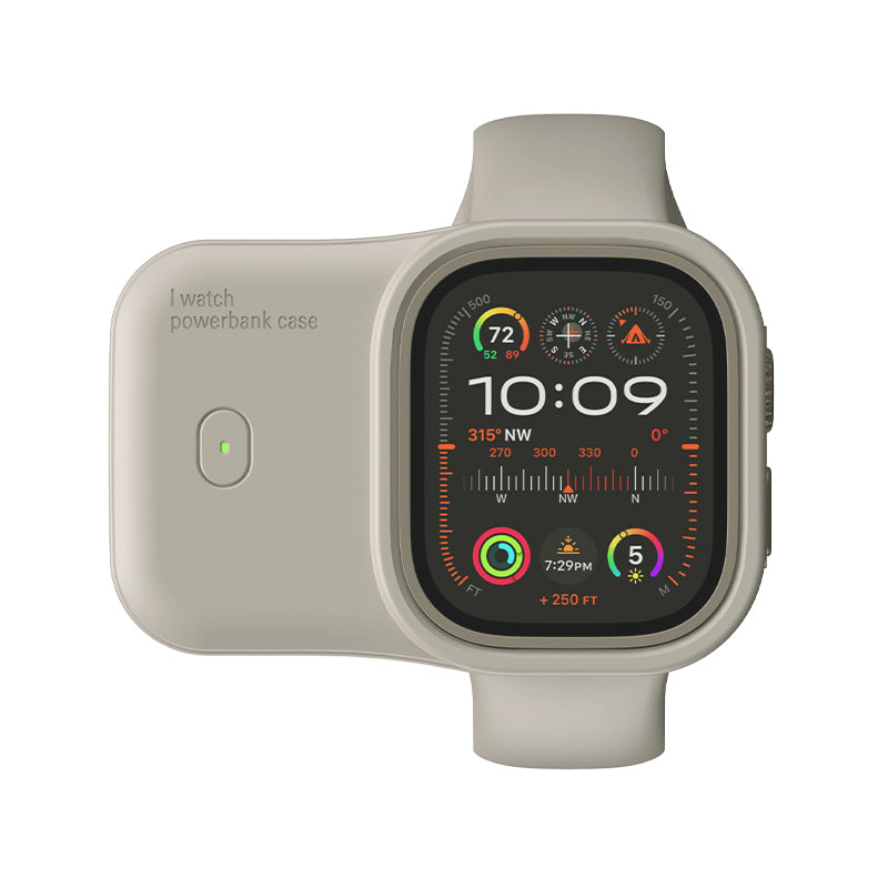 Meenova Apple Watch Battery Case, iWatch Charger Fast Charging Power Bank Case, Apple Watch Portable Charger USB C, 1200mAh for Apple Watch Series 2 3 4 5 6 7 8 9 Ultra 2,Travel Essentials, Sports, Outdoor, 49mm/44mm/45mm/42mm/41mm/40mm, Wireless Battery