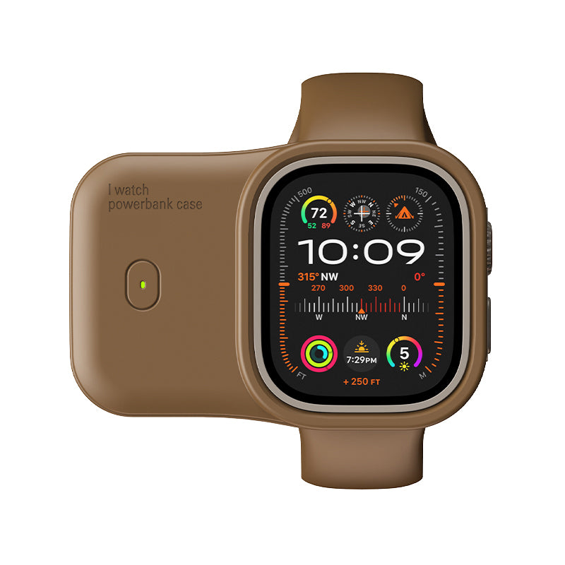 Meenova Apple Watch Battery Case, iWatch Charger Fast Charging Power Bank Case, Apple Watch Portable Charger USB C, 1200mAh for Apple Watch Series 2 3 4 5 6 7 8 9 Ultra 2,Travel Essentials, Sports, Outdoor, 49mm/44mm/45mm/42mm/41mm/40mm, Wireless Battery