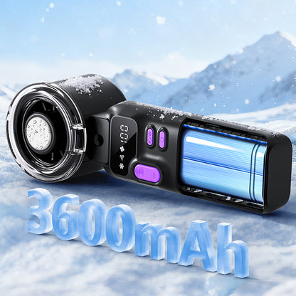 Portable Misting Handheld Fan, Foldable 5-Speed Cooling Fan with 3600mAh Battery and Type-C Charging