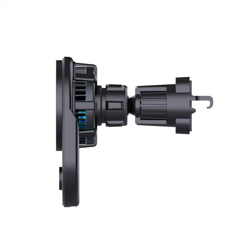 Meenova Qi2.2 25W Magnetic Wireless Car Charger with Active Cooling, 360° Rotating Mount & Strong Magnetic Hold