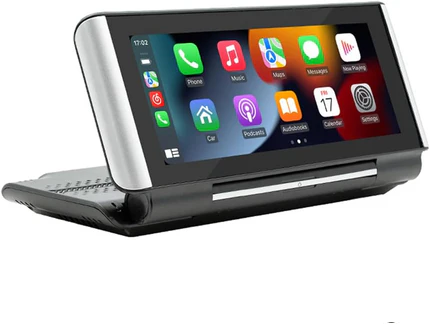 Meenova Flip Out Screen Car Stereo 7 Inch Wireless CarPlay Android Auto Mirrorlink FM Transmitter Bluetooth Reversing Camera B5370