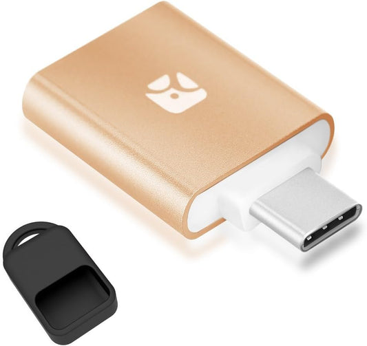 Dash Micro G3 MicroSD Reader Type-C, Silver, for Samsung Galaxy s20/10/9/8/7 Note 20/9/8/7, Google Pixel (Gold)
