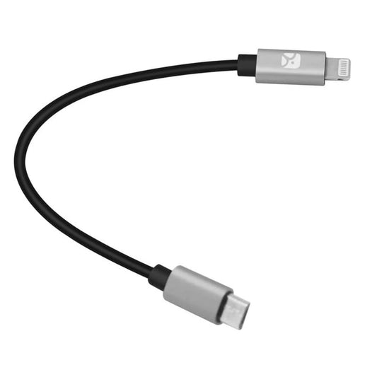 Meenova Ultra Tough & Durable Lightning to MicroUSB OTG Pro Cable 15cm 0.5ft for iPhone 13 Pro Max Mini,11,12, Chord Mojo2 Hugo2 Pha3 Fiio Q1 HiFi Oppo HA2 K5, iRig HD2 Camera, Lightning to Android Cord