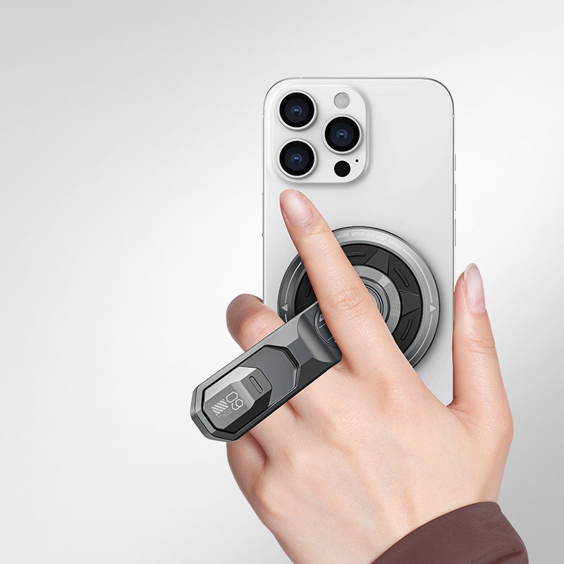 Magnetic Phone Stand with 360° Rotation & Stress - Relief Features, Aviation Aluminum Build, Multi - Angle Adjustment for Hands - Free Viewing, Compatible with Most Phones