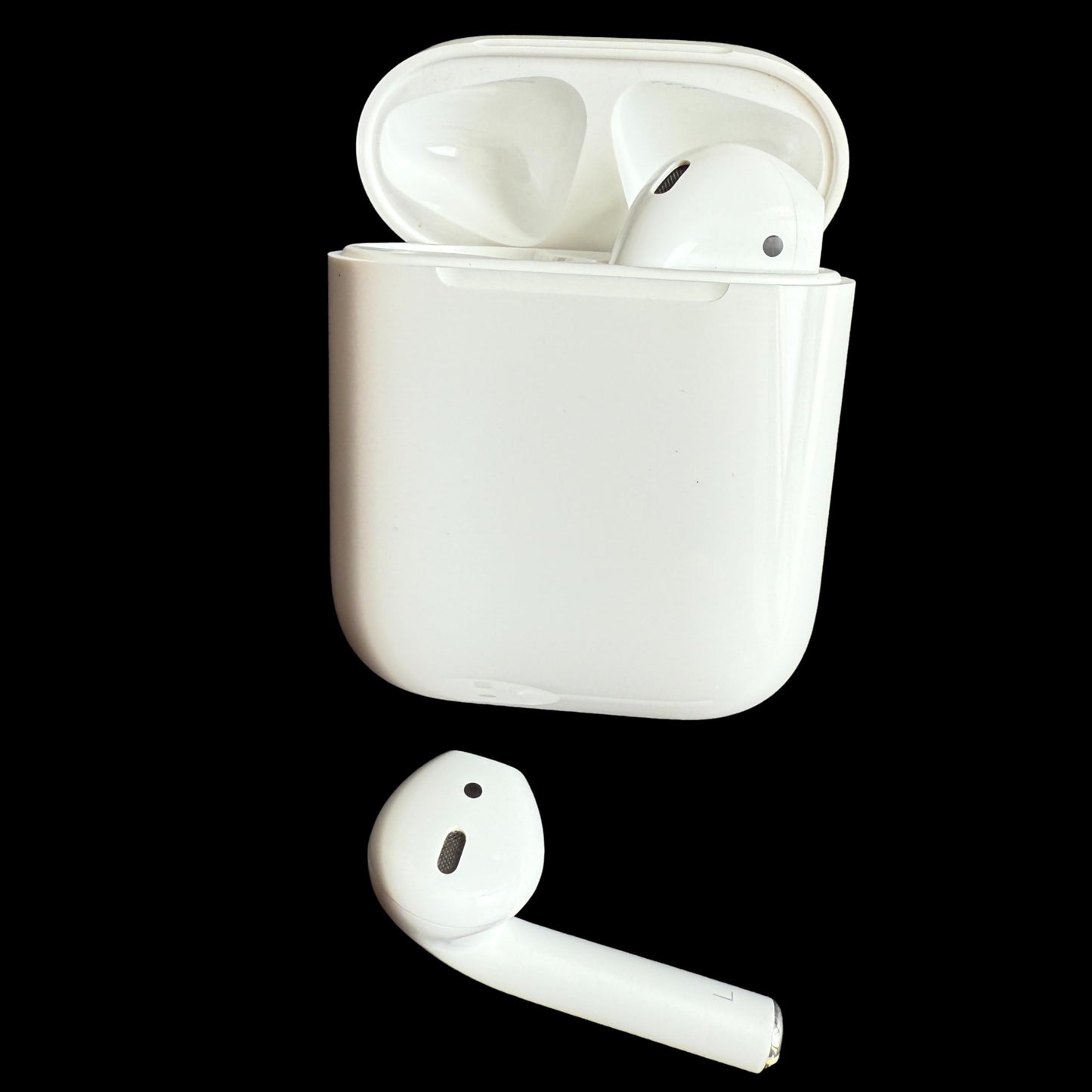 Meenova OEM Replacement Left Earbud for Apple AirPods (2nd Generation) A2031 – Single Left Ear Only, Works with A1938 Charging Case, Pre-Owned Genuine AirPods 2 Replacement