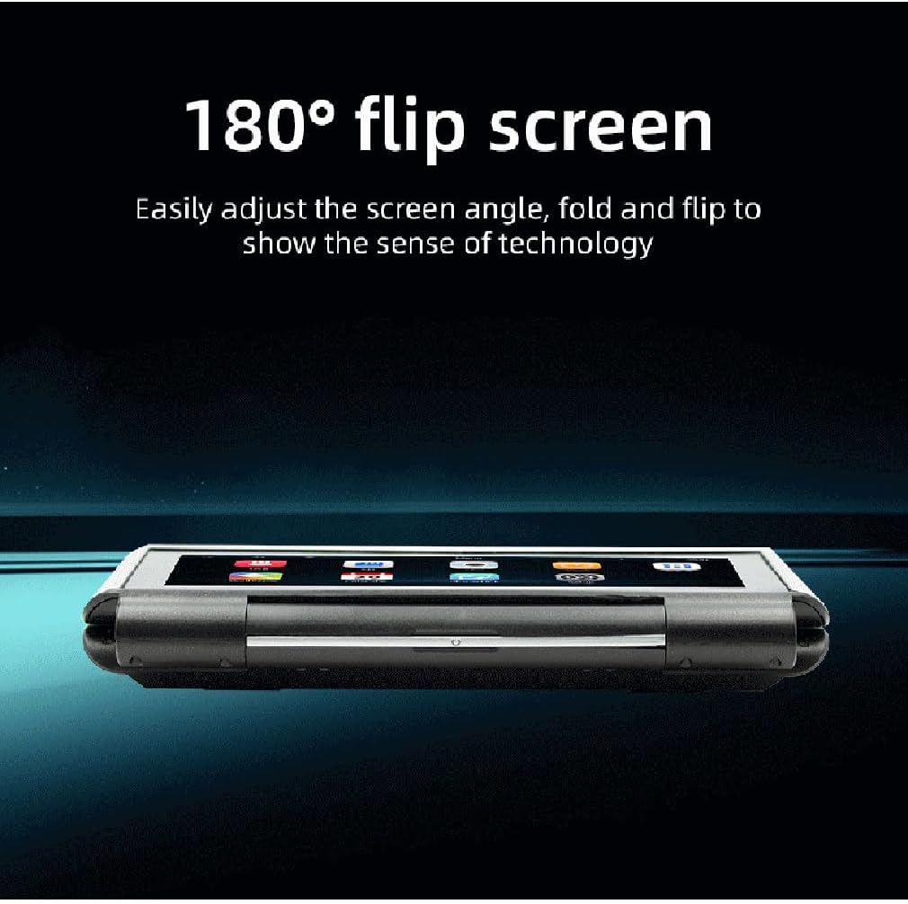 Meenova Flip Out Screen Car Stereo 7 Inch Wireless CarPlay Android Auto Mirrorlink FM Transmitter Bluetooth Reversing Camera B5370