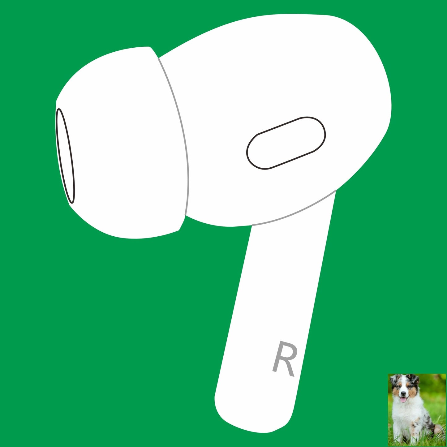 Meenova Replacement Right Earbud for Apple AirPods Pro (2nd Generation, USB‑C) (Model A3047, A3048, A3049) – Single Right Side Only, Compatible with A2968 Charging Case, OEM Used Earbud