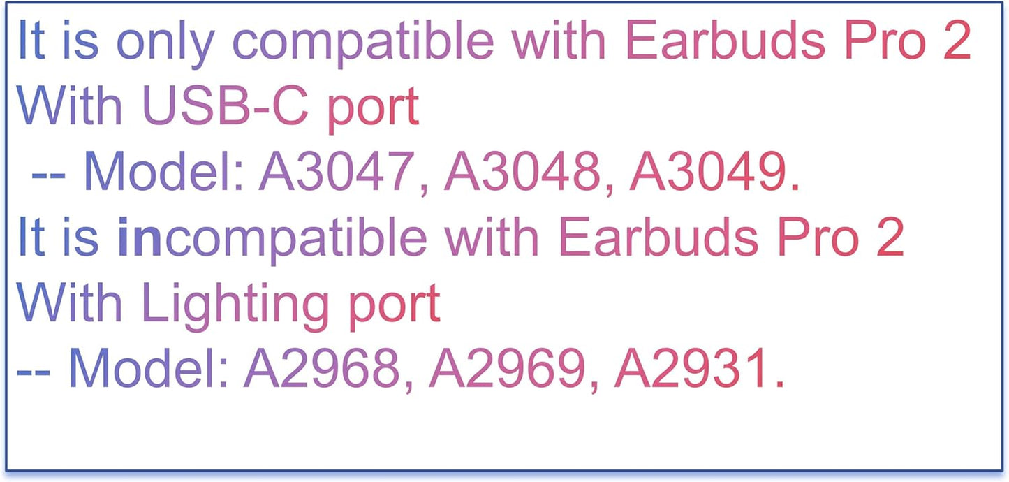 Meenova Replacement Left Earbud for Apple AirPods Pro (2nd Generation, USB‑C) (Model A3047, A3048, A3049) – Single Left Side Only, Compatible with A2968 Charging Case, OEM Used Earbud
