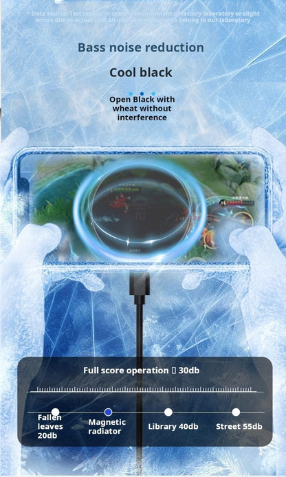 Compatible with MagSafe 15W Semiconductor Cooling Wireless Charger with RGB Light - 5W TEC Fast Cooling & Qi2 Certified Magnetic Black Phone Charger for iPhone 18 / iPhone 12-17 / Samsung