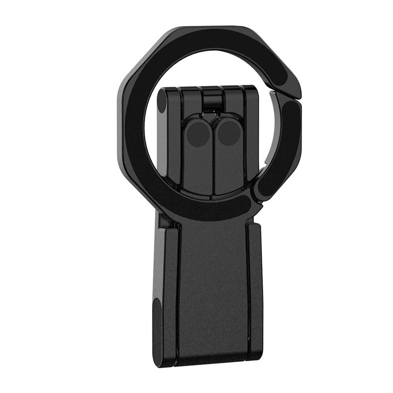 Meenova Foldable Magnetic Phone Tripod, Dual-Sided Magnet Zinc Alloy MagSafe Phone Holder, Pocket-Sized Portable Phone Stand for Live Streaming, Vlogging, Travel, Gym