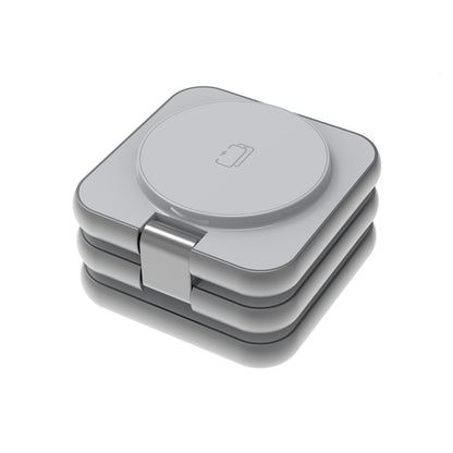 Meenova Aluminum alloy 3 in 1 suitable for Apple Magsafe magnetic wireless charging and folding stand suitable for iPhone 18 & iPhone 15