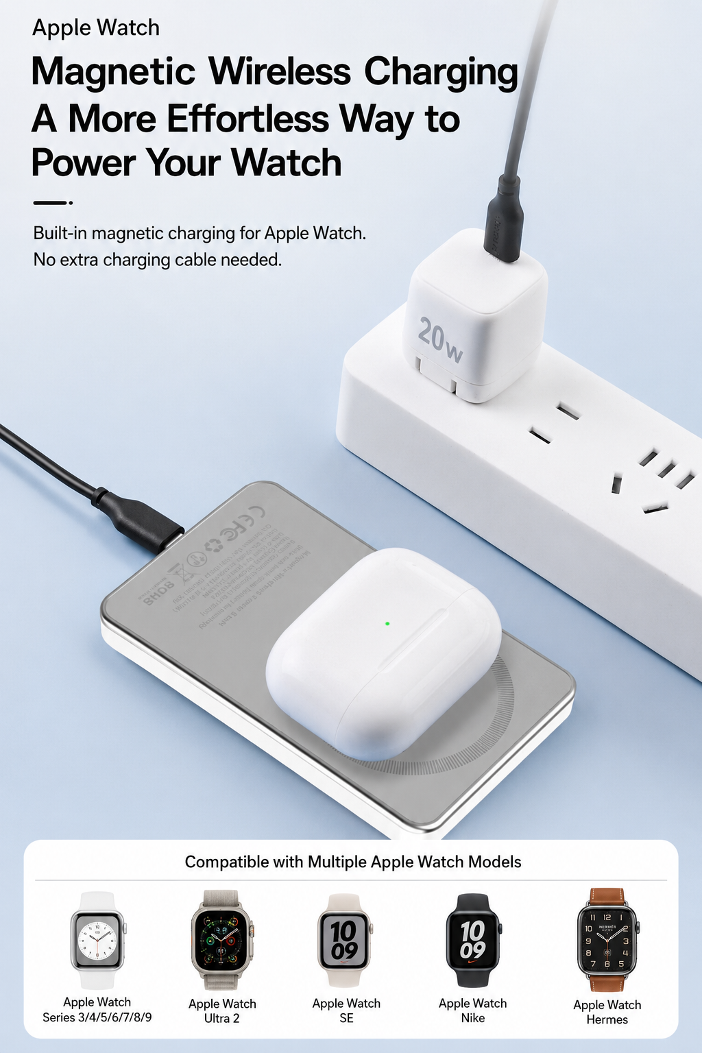Meenova SolidPower Y 5000mAh Solid-State MagSafe Power Bank – 15W Wireless & 20W USB-C Fast Charging
