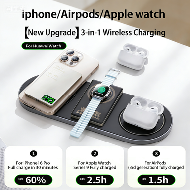 QI 2.1 Magnetic Powerbank Wireless Fast Charing Spare Portable External Battery for iPhone 12-17 Pro Watch Airpods 5000/10000mAh