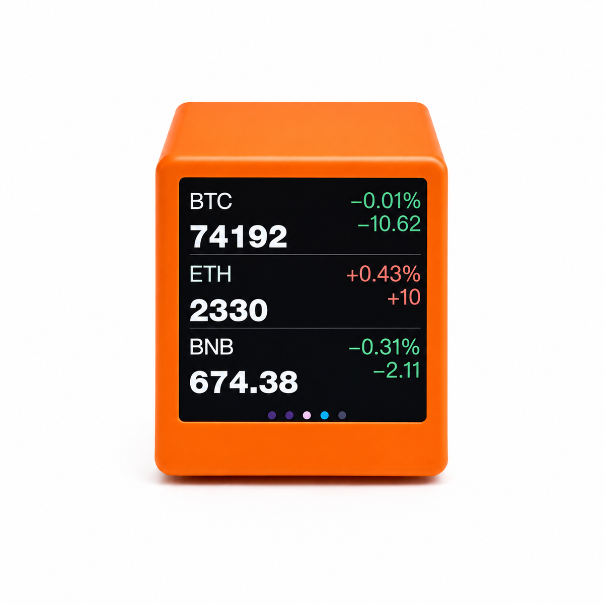 Meenova  Smart Market Display Screen for Stocks, Crypto, Gold & Futures, Desktop Financial Data Monitor with Global Market Information Display