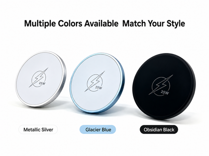 Meenova 25W Magnetic Wireless Charger Stand, Aluminum Alloy Foldable MagSafe-Compatible Charging Pad for iPhone 18 Pro Max, iPhone Duo, iPhone 17 & iPhone 16 Series