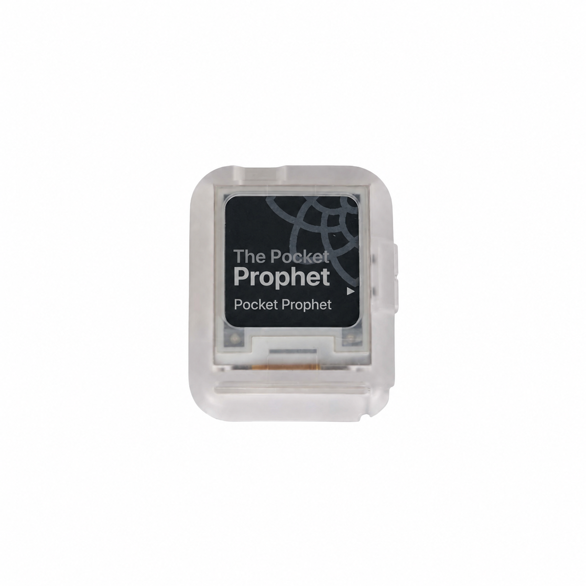 Meenova Rand/0 Pocket Prophet, 1.54-Inch E-Ink Decision Gadget with 350 Bilingual Answers, MBTI Guide, Dice & Coin Flip, Bluetooth Page Turner, NFC & USB-C Charging