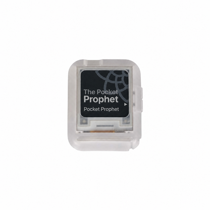 Meenova Rand/0 Pocket Prophet, 1.54-Inch E-Ink Decision Gadget with 350 Bilingual Answers, MBTI Guide, Dice & Coin Flip, Bluetooth Page Turner, NFC & USB-C Charging
