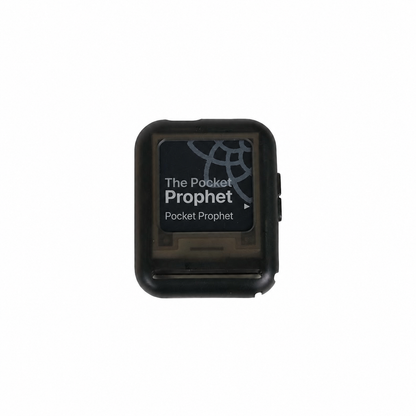 Meenova Rand/0 Pocket Prophet, 1.54-Inch E-Ink Decision Gadget with 350 Bilingual Answers, MBTI Guide, Dice & Coin Flip, Bluetooth Page Turner, NFC & USB-C Charging