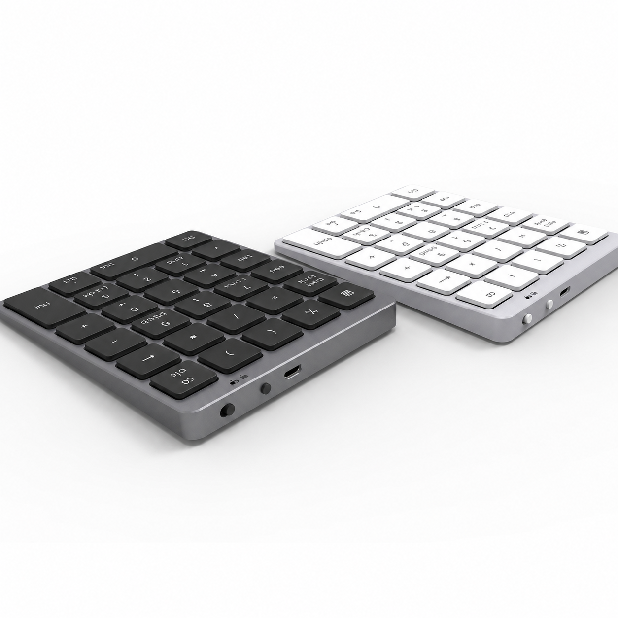 Meenova 28-Key Bluetooth Numeric Keypad with Aluminum Top Cover and 140mAh Rechargeable Battery for Windows, iOS & Android