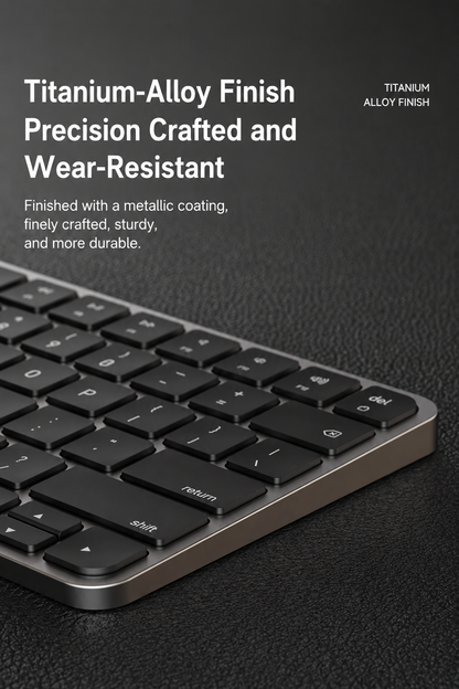 Meenova 78-Key Tri-Mode Wireless Keyboard, Bluetooth 5.0 & 2.4GHz with 3-Device Switching and Quiet Keys for Windows, Mac, iOS & Android