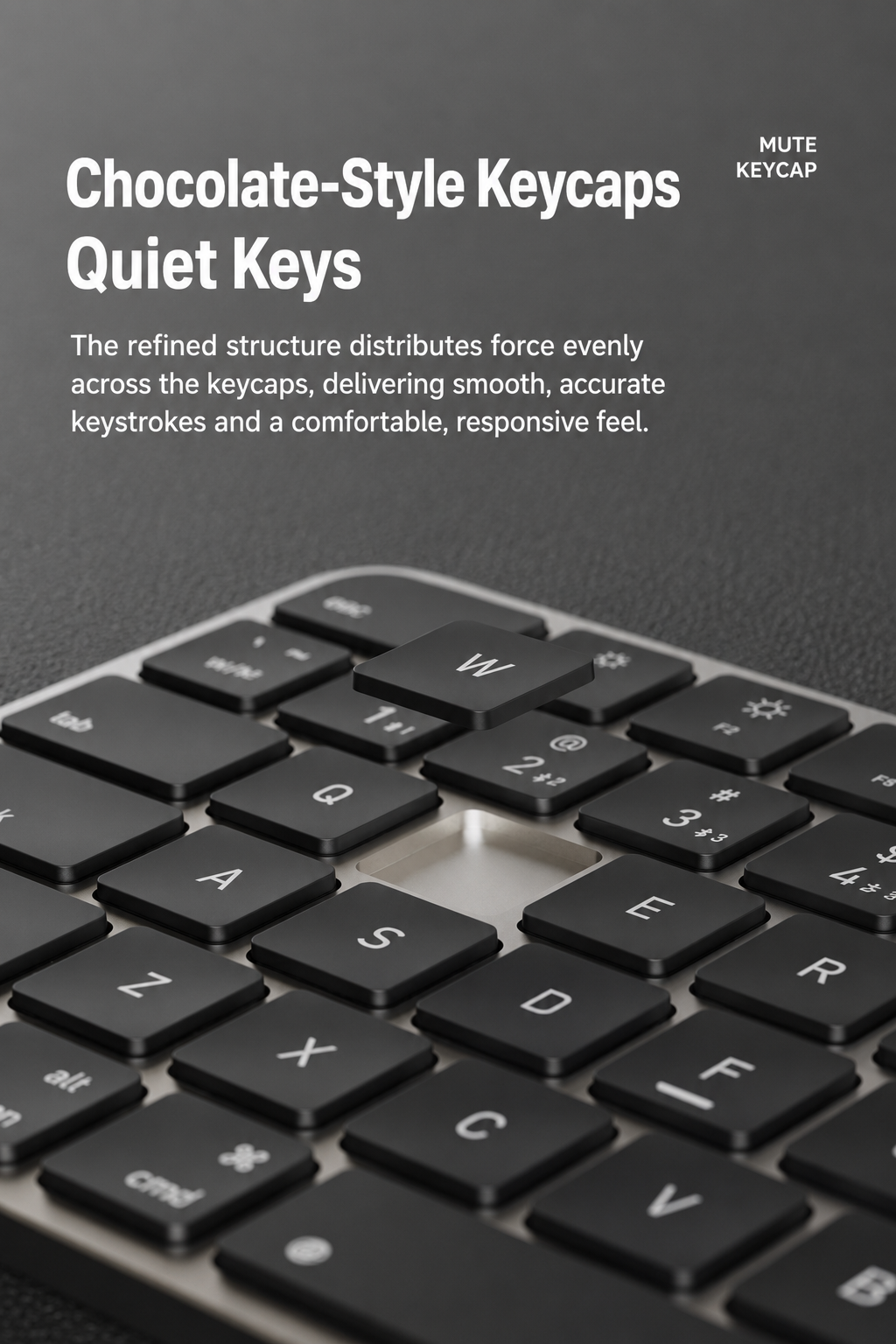 Meenova 78-Key Tri-Mode Wireless Keyboard, Bluetooth 5.0 & 2.4GHz with 3-Device Switching and Quiet Keys for Windows, Mac, iOS & Android