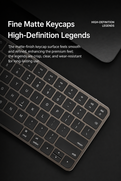 Meenova 78-Key Tri-Mode Wireless Keyboard, Bluetooth 5.0 & 2.4GHz with 3-Device Switching and Quiet Keys for Windows, Mac, iOS & Android
