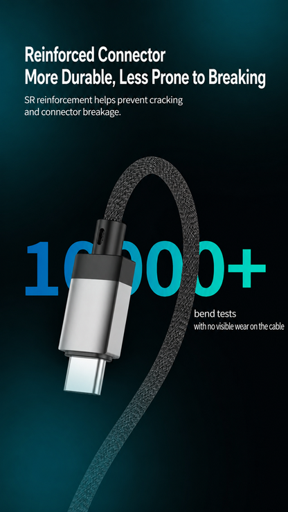 Meenova 140W MagSafe 3 Charger Cable, USB-C PD 3.1 Fast Charging Cord 2m Braided Cable for MacBook Pro 16-inch, 14-inch & MacBook Air